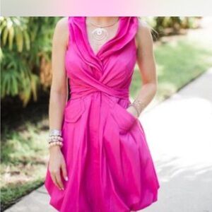 Samuel Dong Fuchsia Mini Dress